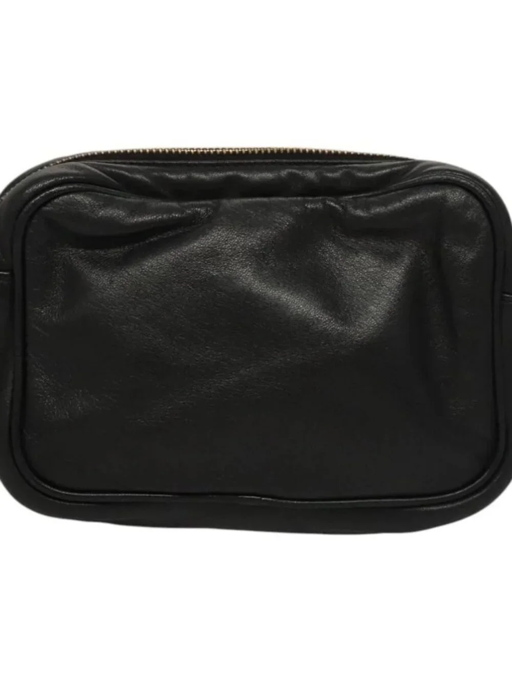 PRADA ribbon Shoulder Bag Leather Purple Gold - Picture 3 of 16